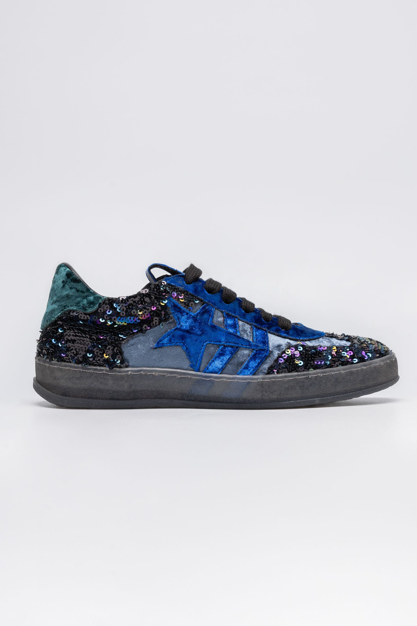 Sneakers Forty in pelle con paillettes