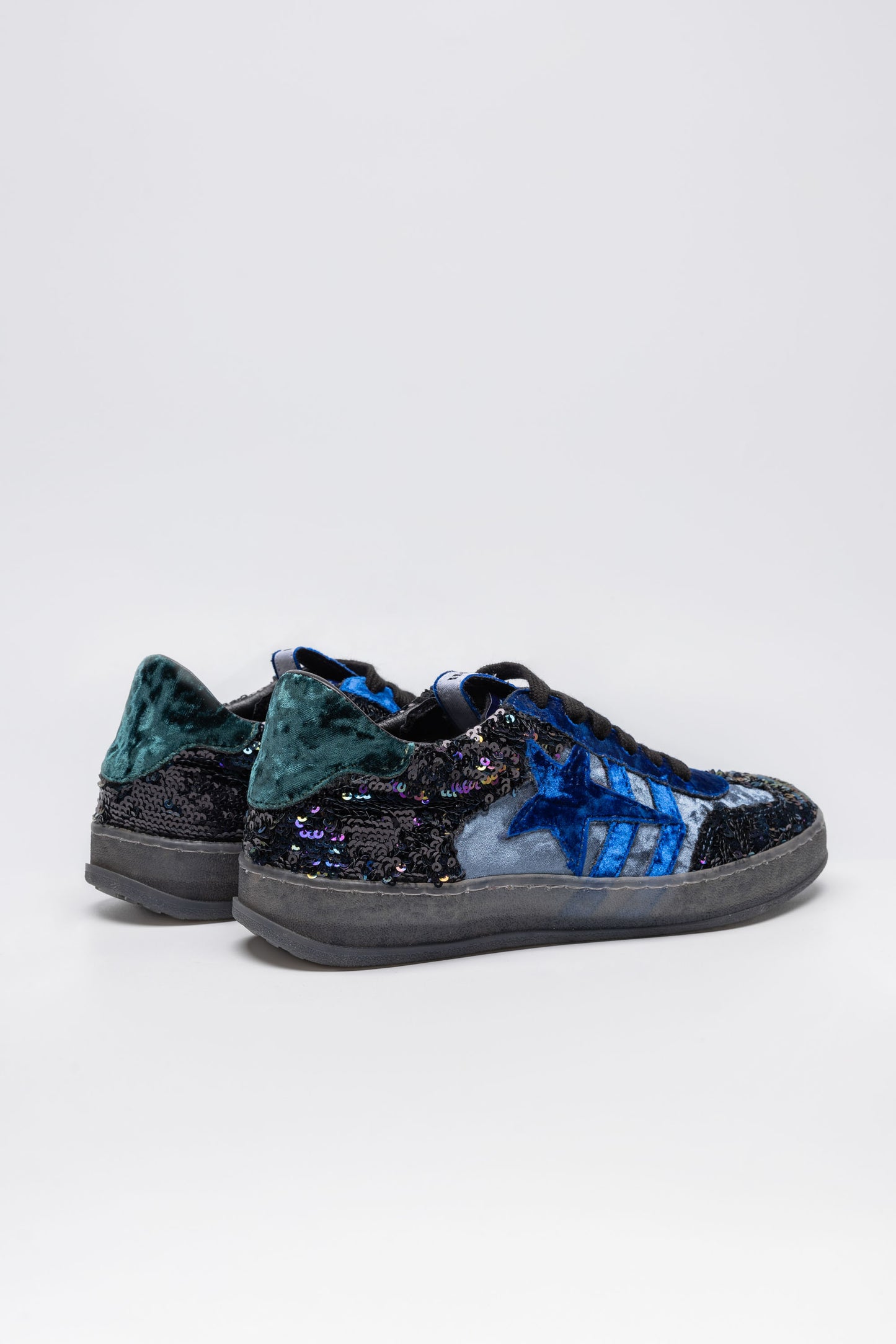 Sneakers Forty in pelle con paillettes