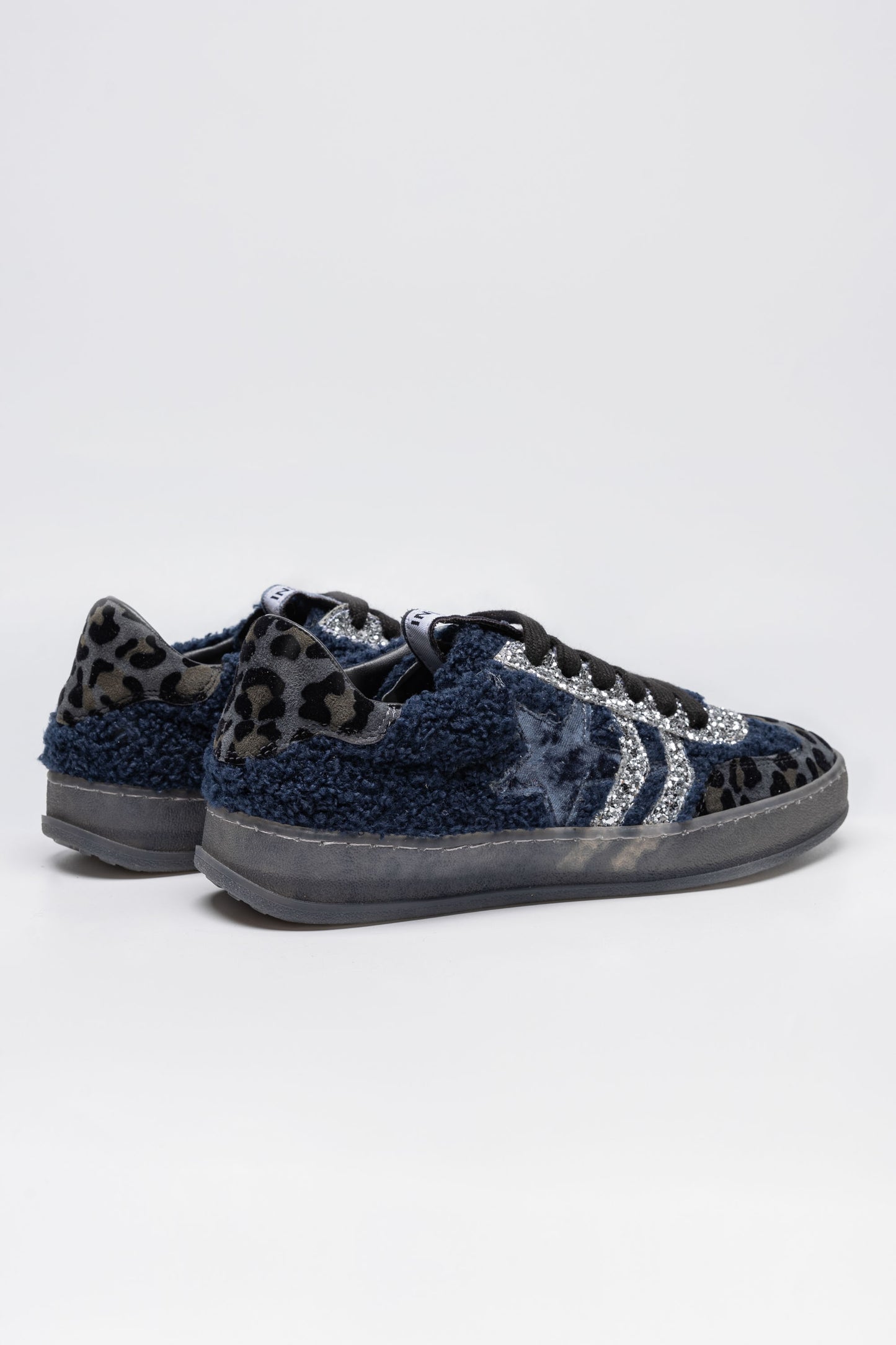 Sneakers Forty maculate con pelliccia