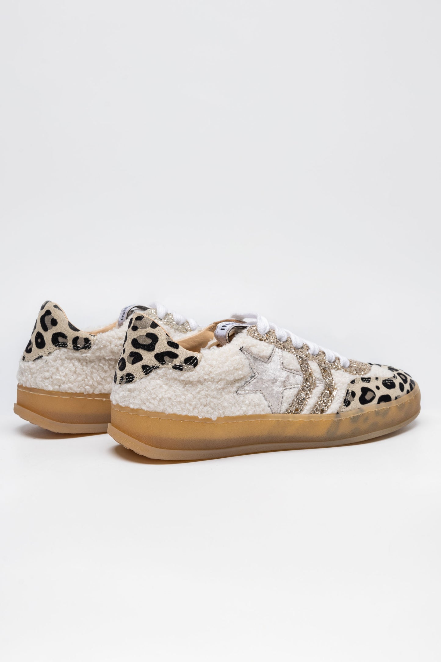 Sneakers Forty maculate con pelliccia