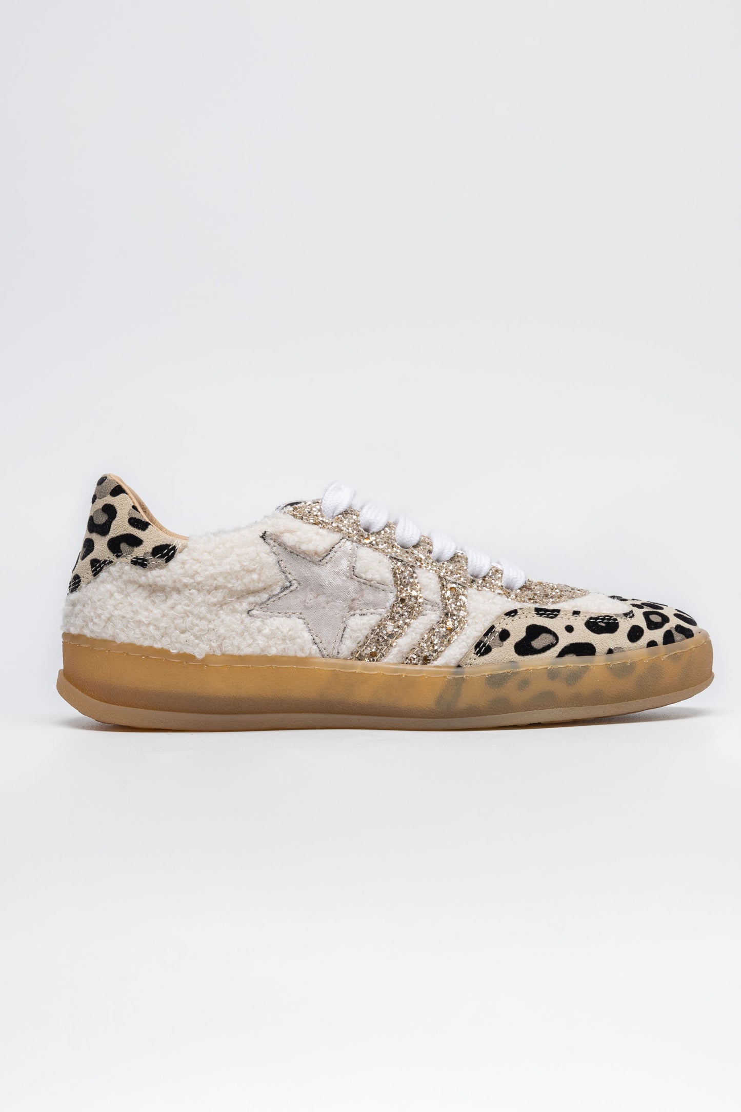 Sneakers Forty maculate con pelliccia