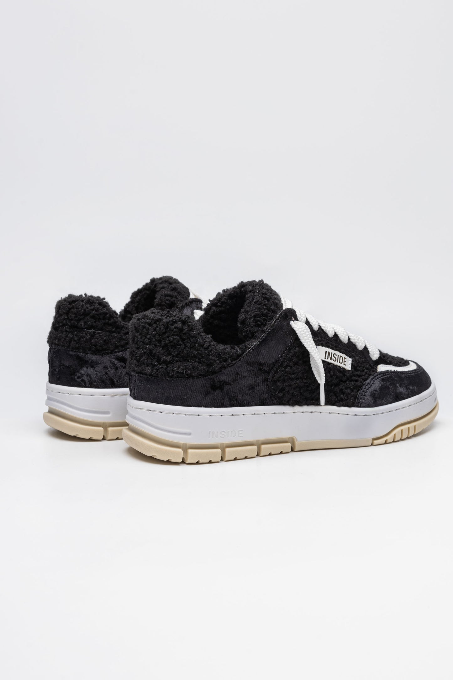 Sneakers Iris in pelliccia/velluto